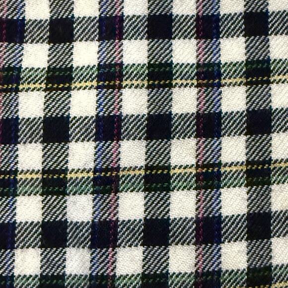 VTG Talbots 100% Wool Pencil Skirt Womens Size 8 Colorful Preppy Tartan Plaid - Picture 8 of 8